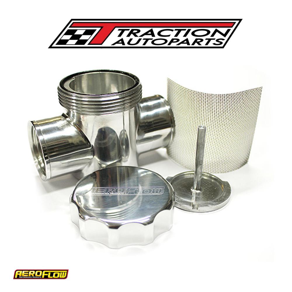 Polished Radiator Filter Polished Fit To Radiator Hose Hoses Aeroflow 64-2043 p