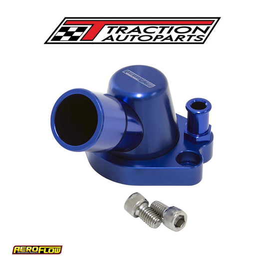 253 308 Holden Thermostat Housing Blue W/heater Swivel