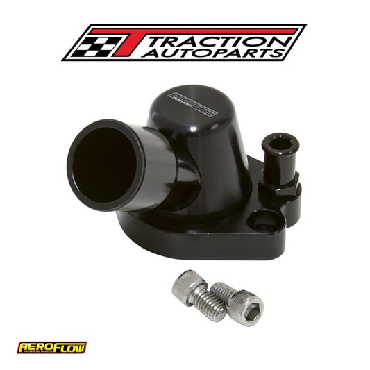 253 308 Holden Thermostat Housing Black W/heater Swivel