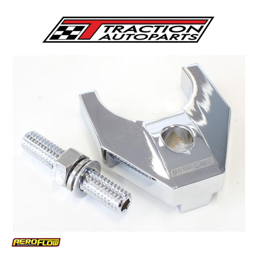 Billet Distributor Hold Down Chrome Large V 2 Windsor & 351 c