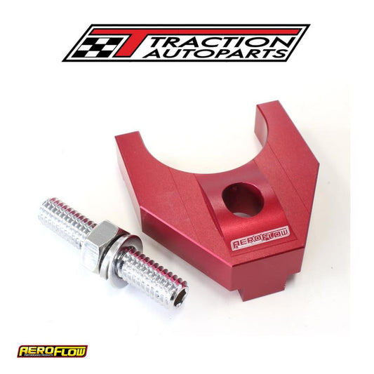 Billet Distributor Hold Down Red Large V 2 Windsor & 351 c