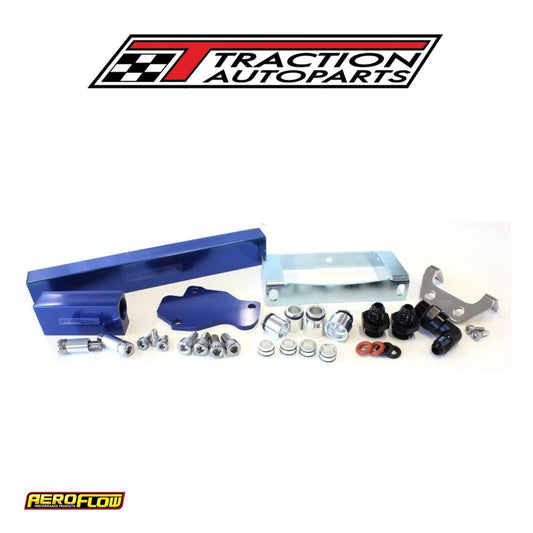 Rotary Fuel Rail Kit Series 6 7 & 8. Mazda Rx 7 Blue