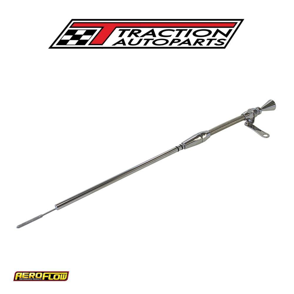 302 c 351 c Clev Engine Dipstickbillet Handle S/s Braided Tube