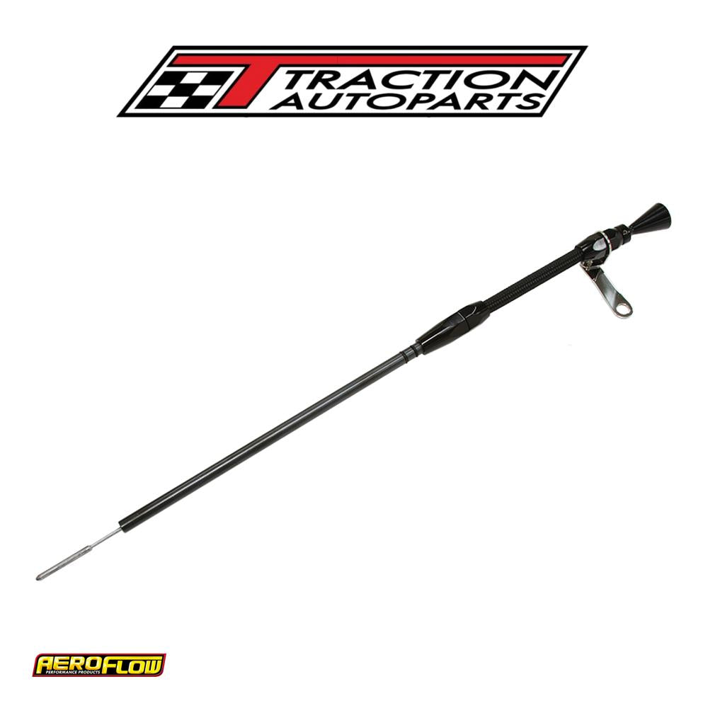 302 c 351 c Clev Engine Dipstickbillet Handle S/s Braided Tube
