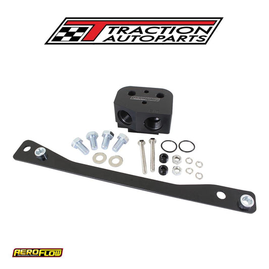 Ls Oil Cooler Adapter -8 orb Front Sump Vt Vx Vy Vz