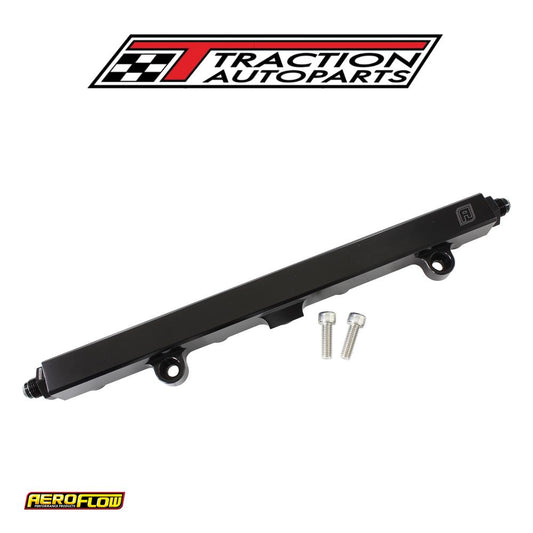 Honda K 20 K 24 Fuel Rail -8 orb Inlets / Outlets Black