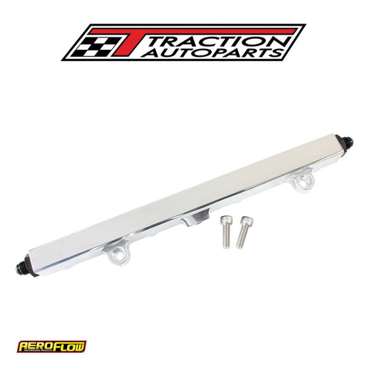 Honda K 20 K 24 Fuel Rail -8 orb Inlets / Outlets Polishe