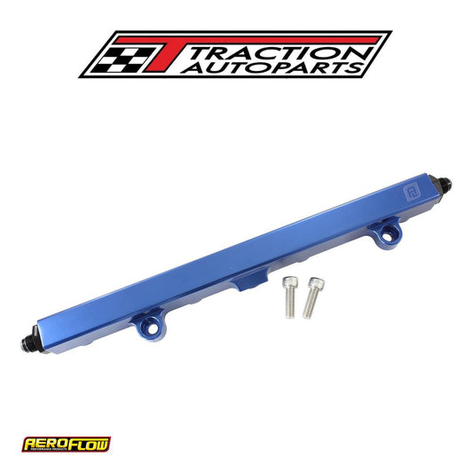Honda K 20 K 24 Fuel Rail -8 orb Inlets / Outlets Blue