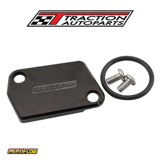 Gm Ls Maf Sensor Block Off Plate Delete Cover Mass Air Flow Aeroflow - Af 64-2176 blk