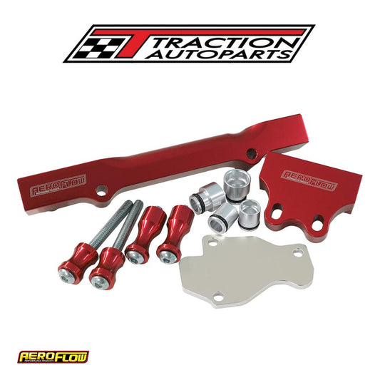 Rotary Fuel Rail Kit Series 6 7 & 8. Mazda Rx 7 Red Gen 2
