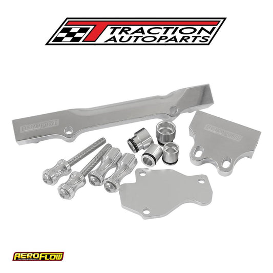 Rotary Fuel Rail Kit Series 6 7 & 8. Mazda Rx 7 Silver Gen 2