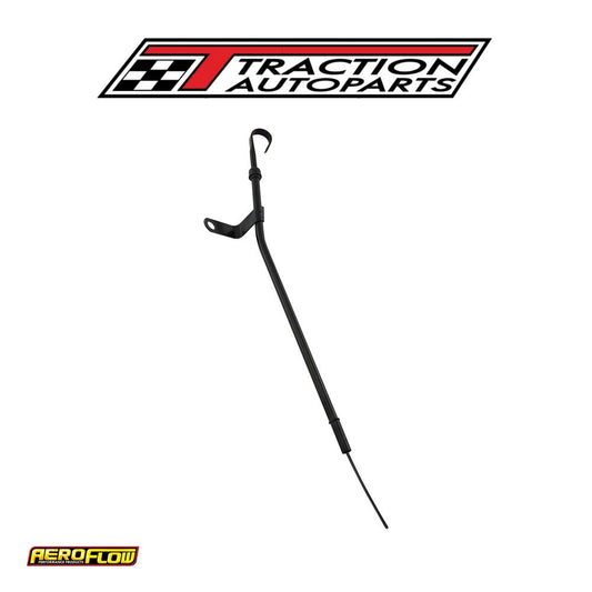 Holden 253 308 V 8 Dipstick Rear Sump Hq Wb Lh Uc Torana Black Aeroflow - Af 64-2306 blk