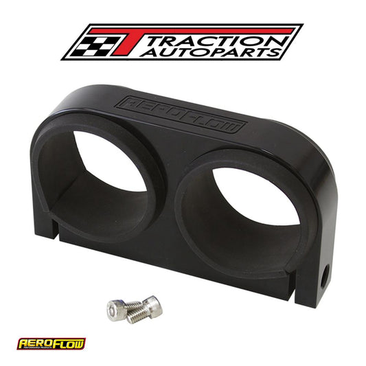 Billet Fuel Pump Bracket Boschblack Dual Suits Bosch / Af 49