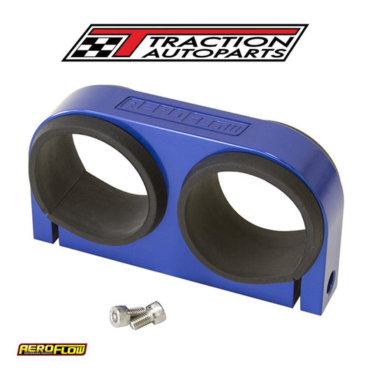 Billet Fuel Pump Bracket Boschblue Dual Suits Bosch / Af 49