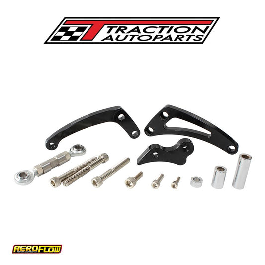 Black Sbc Low Mount Alt Brack Left Side Swp Black Kit