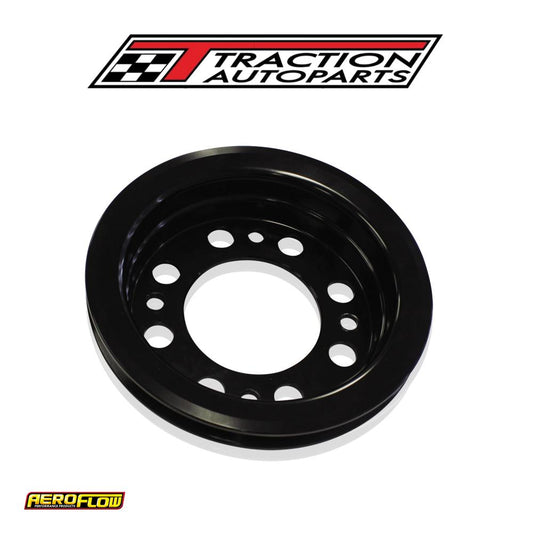 Holden V 8 Crank V Pulley Hq-wbsuits Early Red W/pump Black