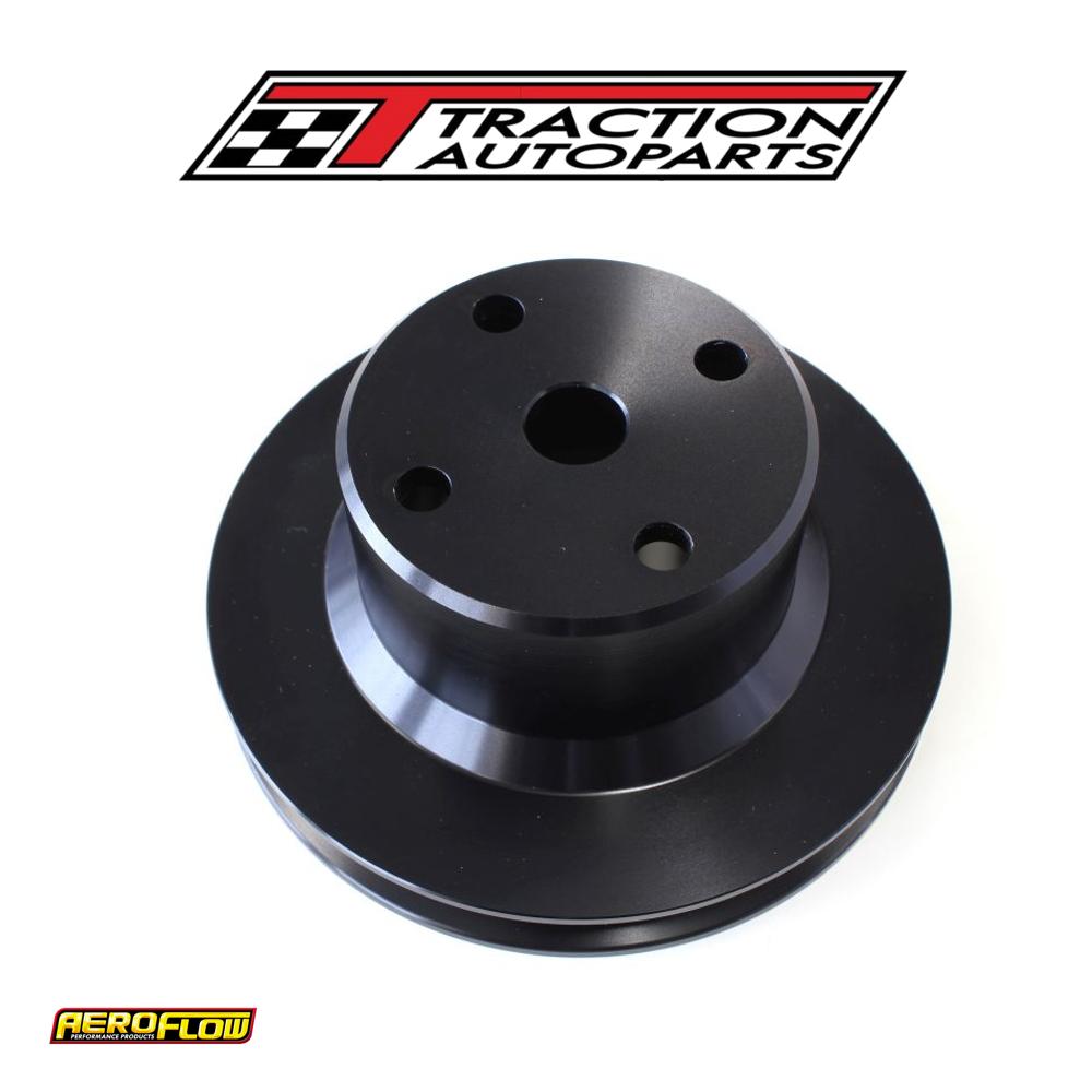 Holden V 8 Water Pump V Pulley Suit Vn-on Jumbo Pump Black