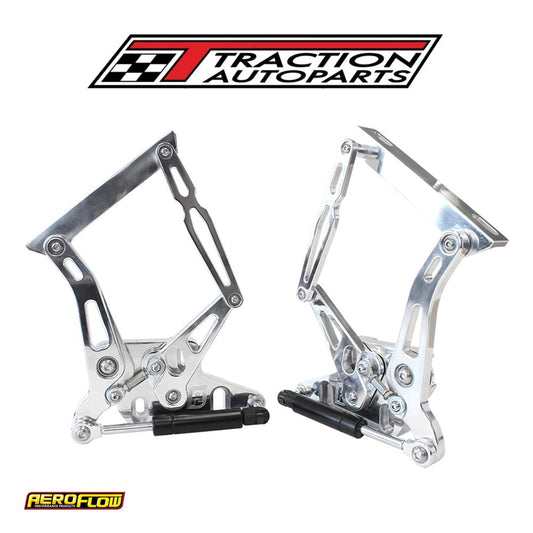 Billet Bonnet Hinge Kit Polishxr - Xy Ford Falcon