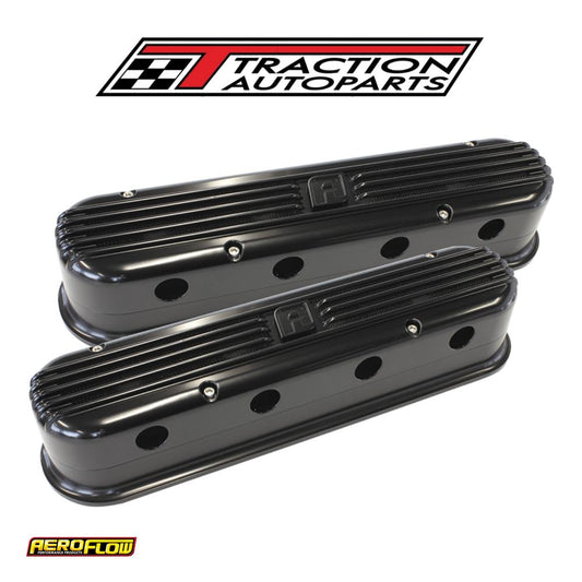 Ls Chev Billet Retro Black Valve Covers, Ls 2 And Ls 3 Coil