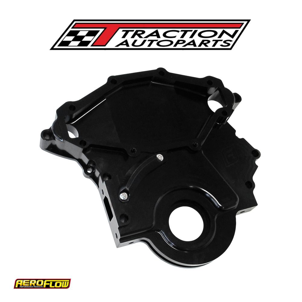 Holden 304 308 Billet Timing Cover Accepts Mech Fuel Pump