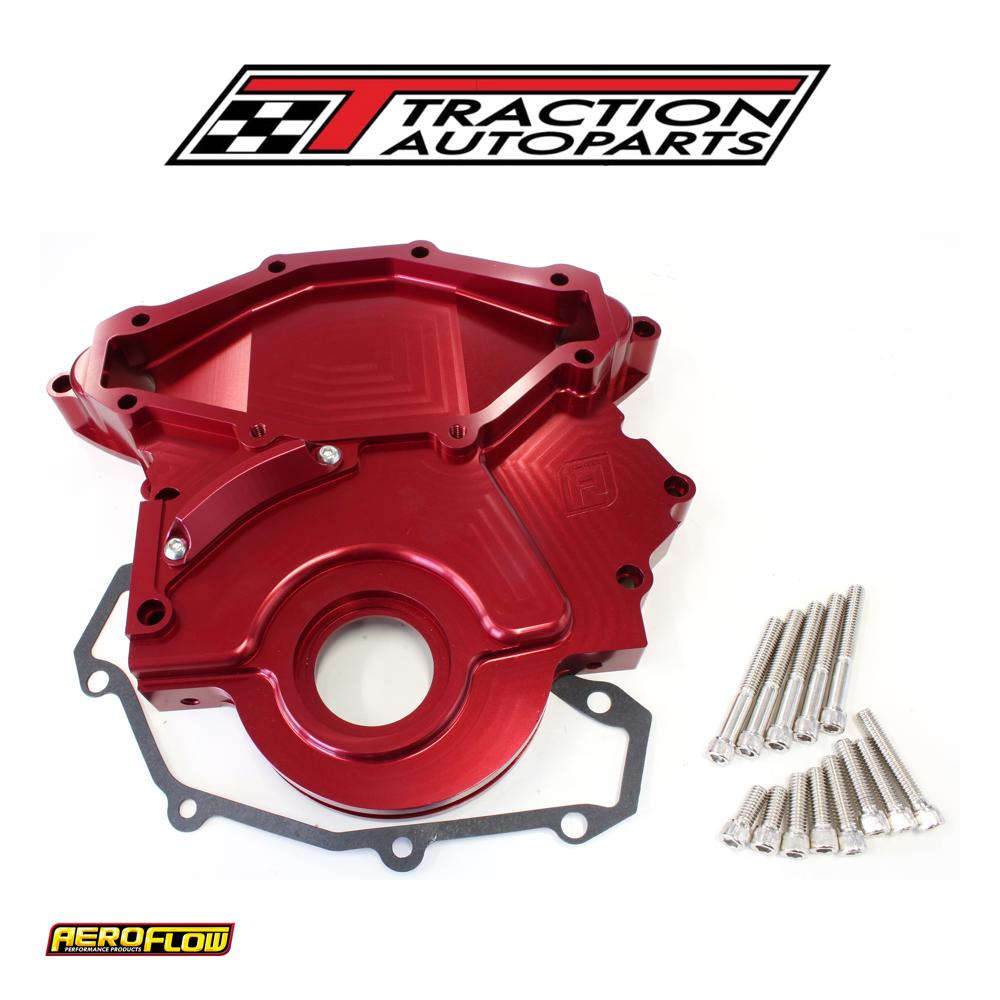 Holden 304 308 Billet Timing Cover Accepts Mech Fuel Pump