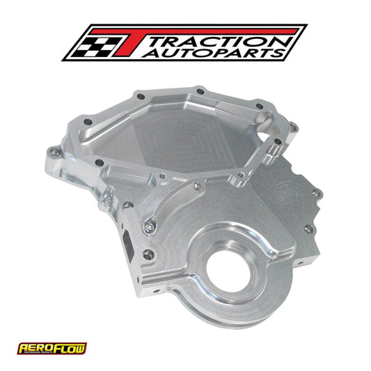 Holden 304 308 Billet Timing Cover Accepts Mech Fuel Pump