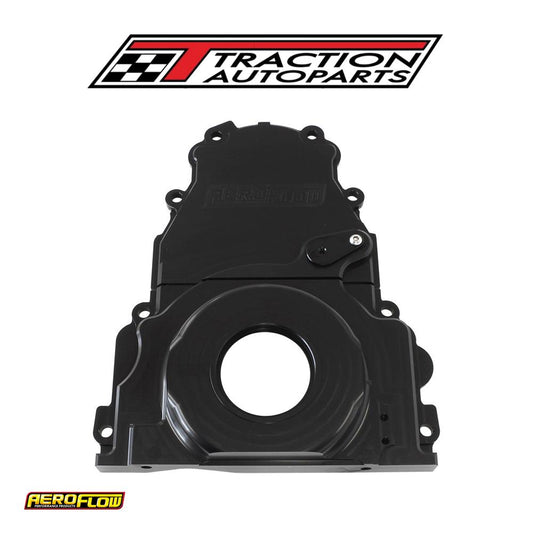 Holden / Chev Ls Billet 2 Piectiming Cover Black Anodised