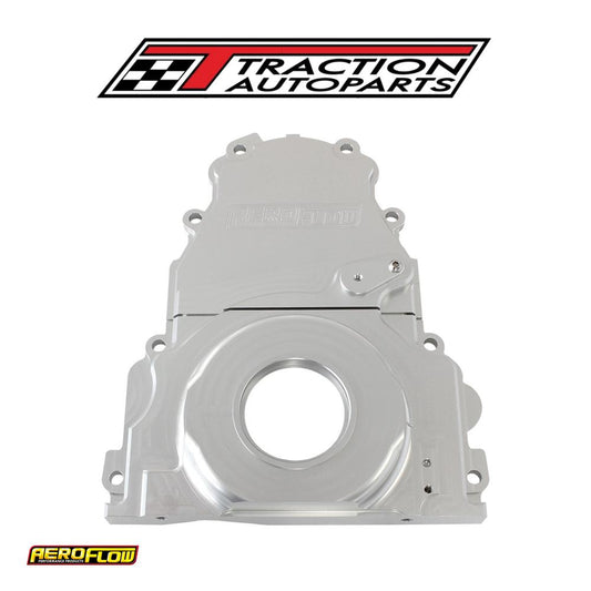 Holden / Chev Ls Billet 2 Piectiming Cover Silver Anodised