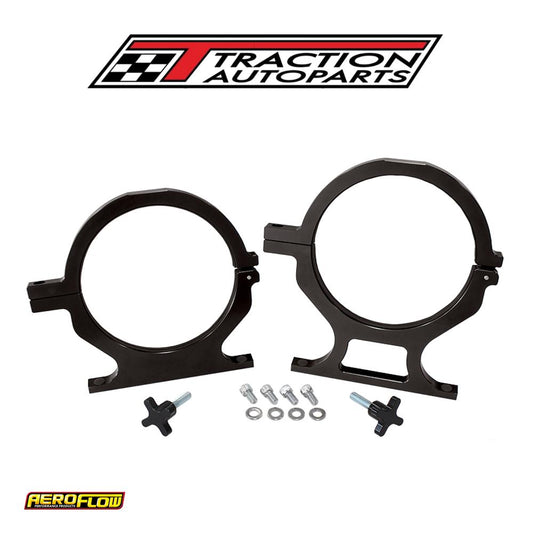 Nos Bottle Billet Brackets *pair* Black Nitrous