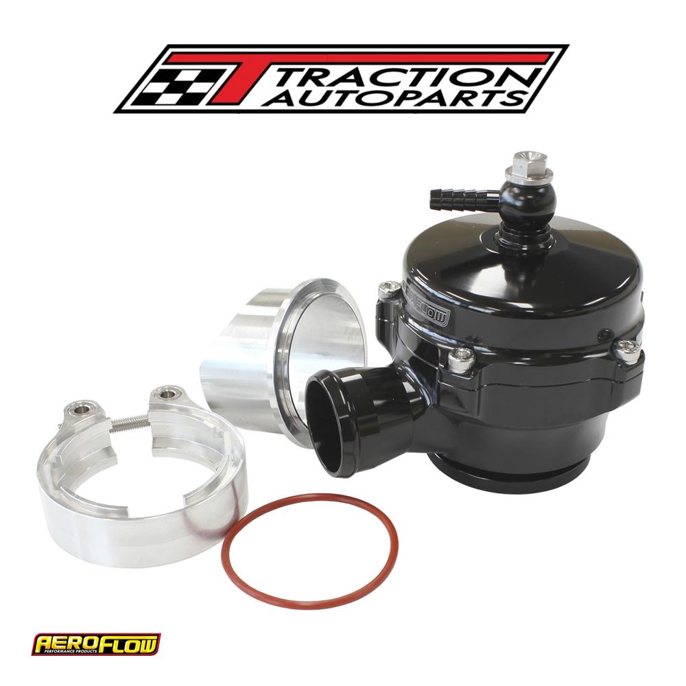 50 mm Plumb Back Blow Off Valveblack V-band With 34 mm Barb