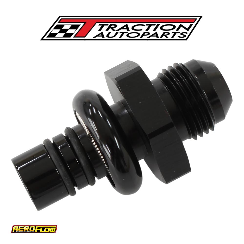 Ford Efi Regulator Adapter -8 an With .550" Shank Black