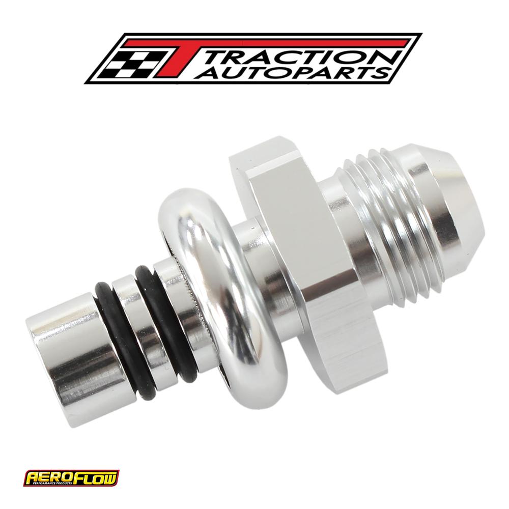 Ford Efi Regulator Adapter -8 an With .550" Shank Silver