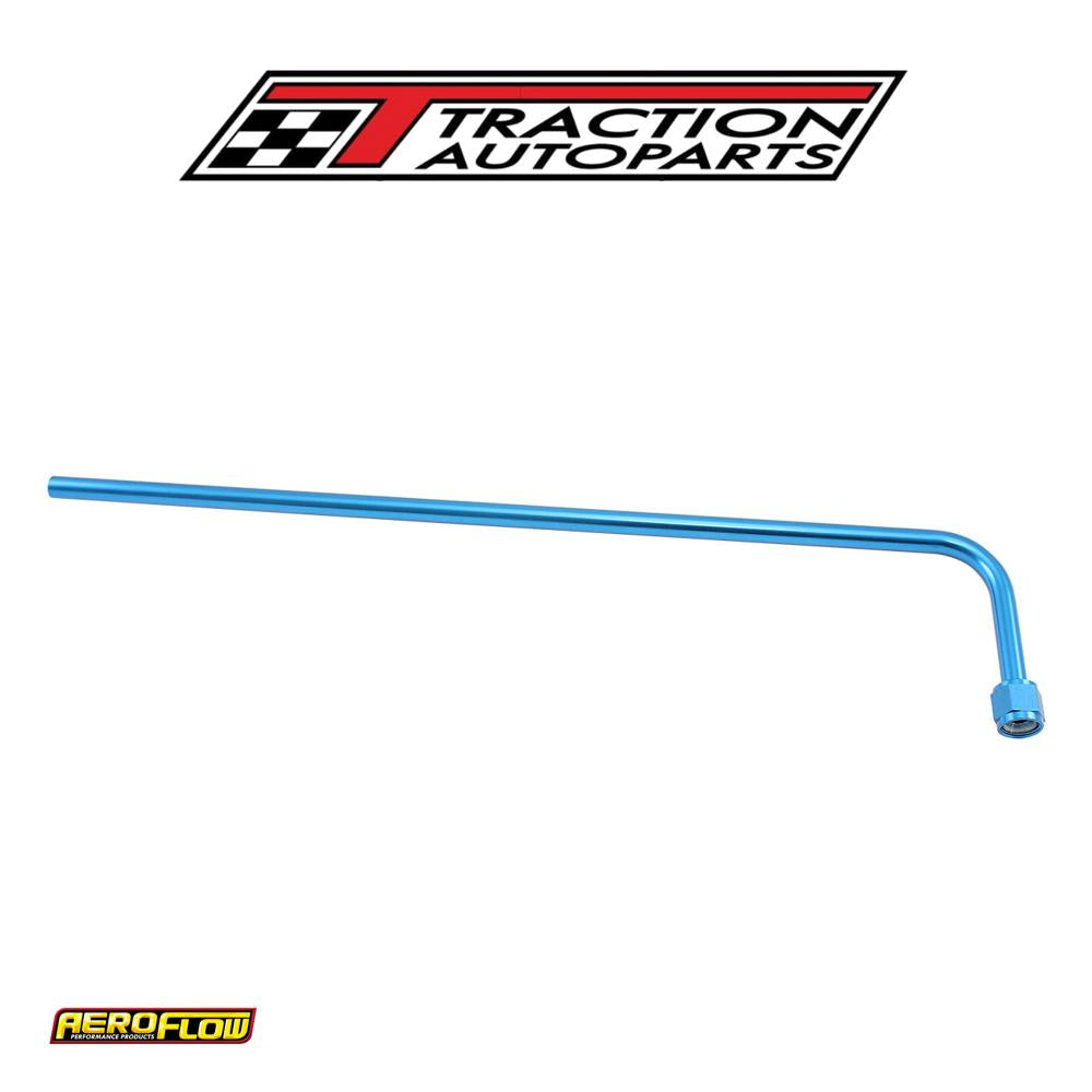 Nitrous Blow Down Tube Blue 1/2" Line -8 an 524 mm Length Nos Aeroflow - Af 64-5600