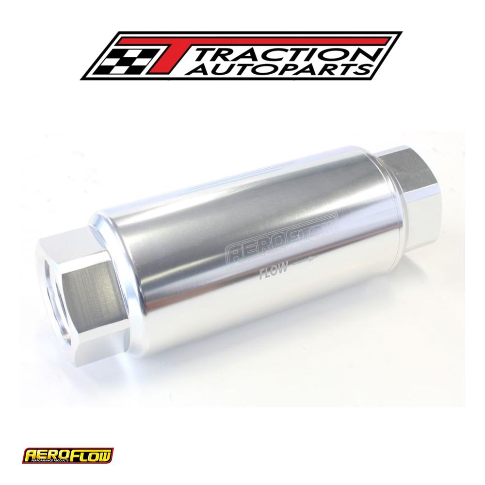 Aeroflow Pro Filter 60 Micron Silver Female-12 orb 2 X 5.5"