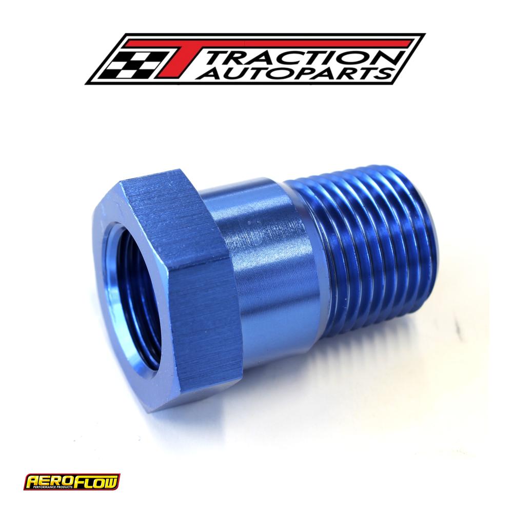 Temperature Probe Adapter Blue 3/8" Male 5/8" Female