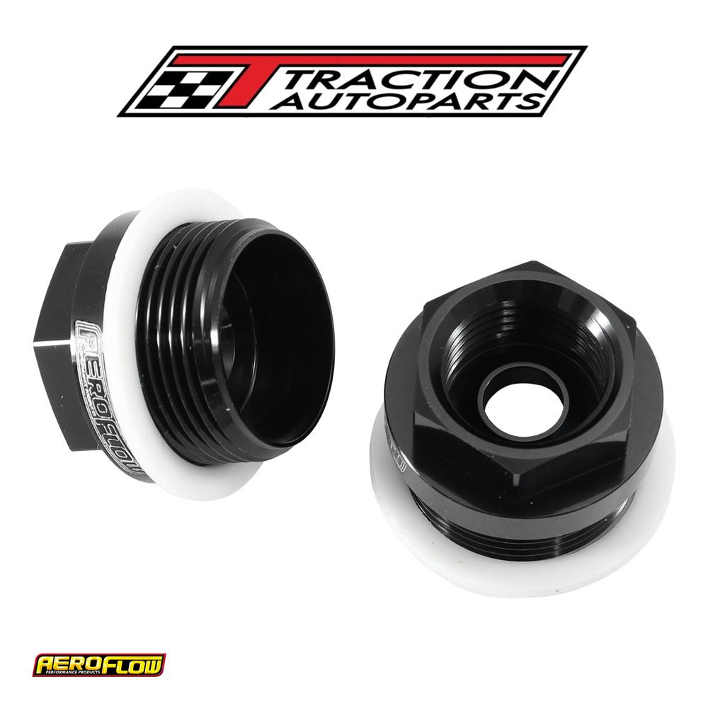 Holley Carb Inlet Fitting Black Male 7/8-20" To 5/8-18"