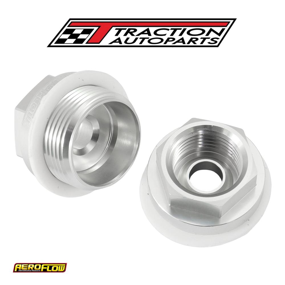 Holley Carb Inlet Fitting Silver Male 7/8-20" To 5/8-18"
