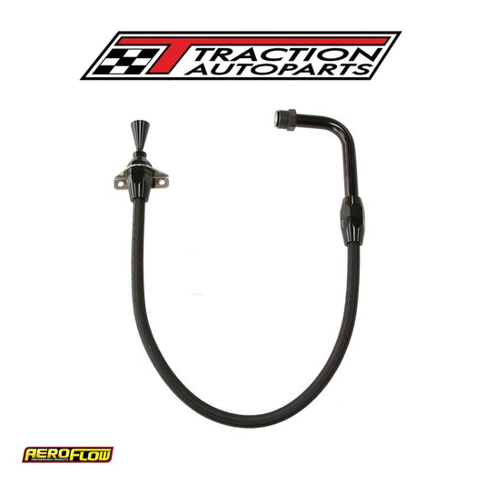 Ford C 4 Trans Dipstick In Pan Firewall Mount Black S/s