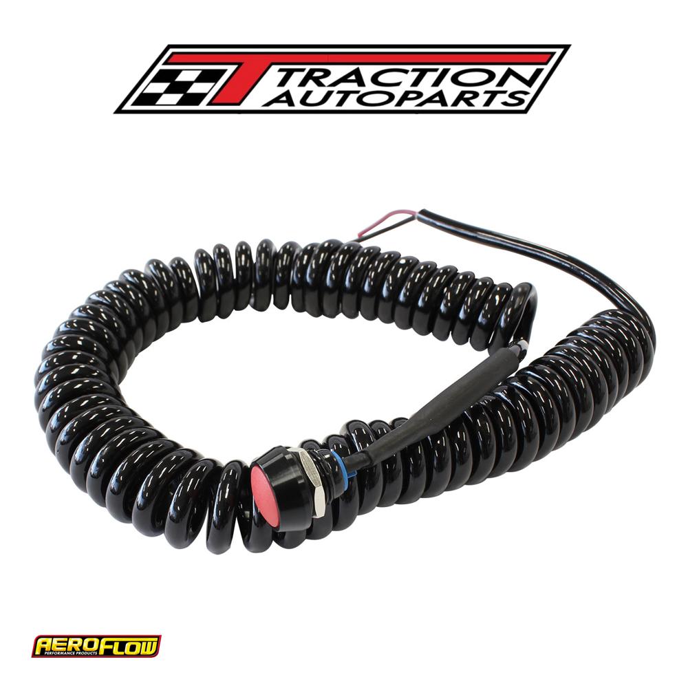 Bang Shift Momentary Button Spiral Cord Switch Red