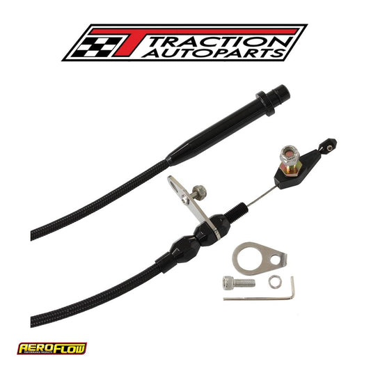 Aeroflow Kickdown Gm Th 350 Cable Black Finish