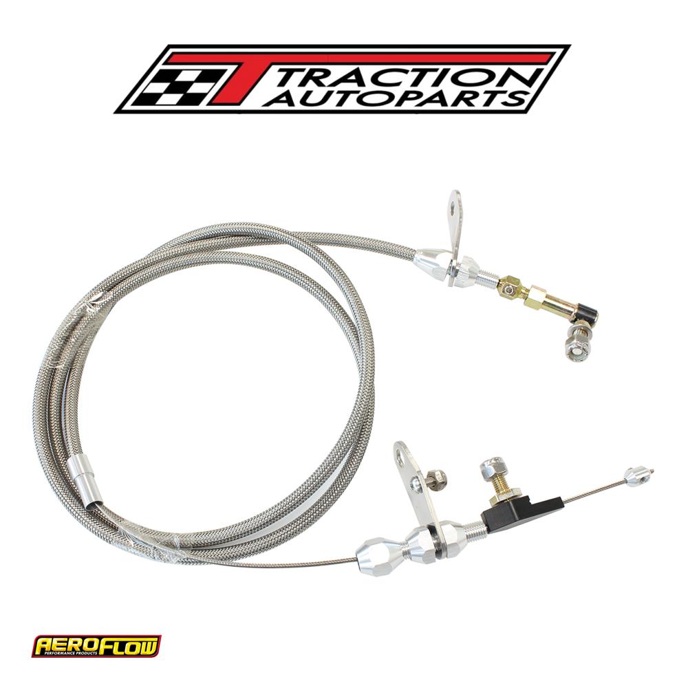 Aeroflow Kickdown Torqueflite 727 Cable Chrome Finish