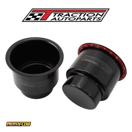 Large Cup Holders Black Pair Shifter Riser Drink Hold