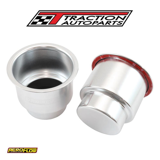 Large Cup Holders Silver Pair Shifter Riser Drink Hold