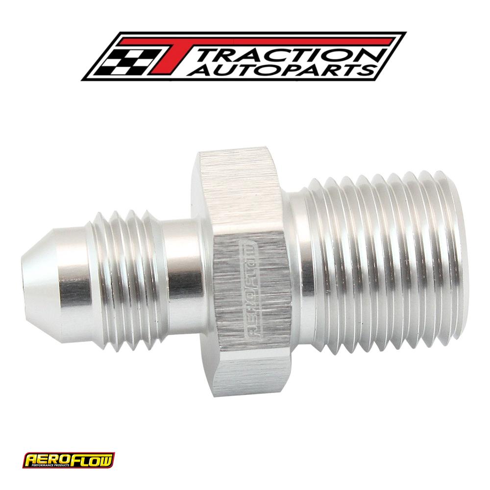 Metric M 14 X 1.25 mm To -6 an Silver Male M 14 x 1.25 mm To -6 an