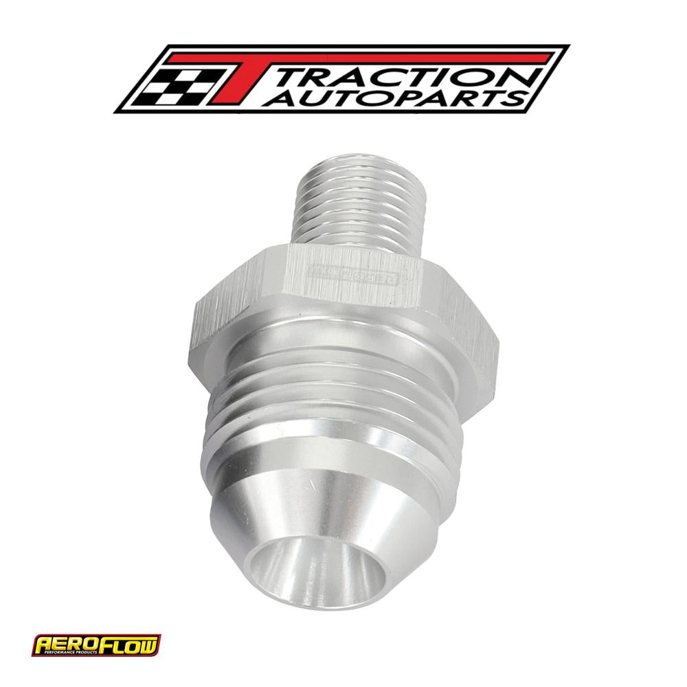 Metric M 10 X 1.0 mm To -8 an Silver Male M 10 x 1.0 mm To -8 an