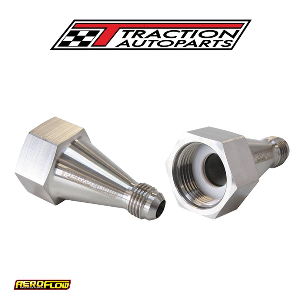 Nitrous Bottle Adapter -6 an Steel Finish Filter Included