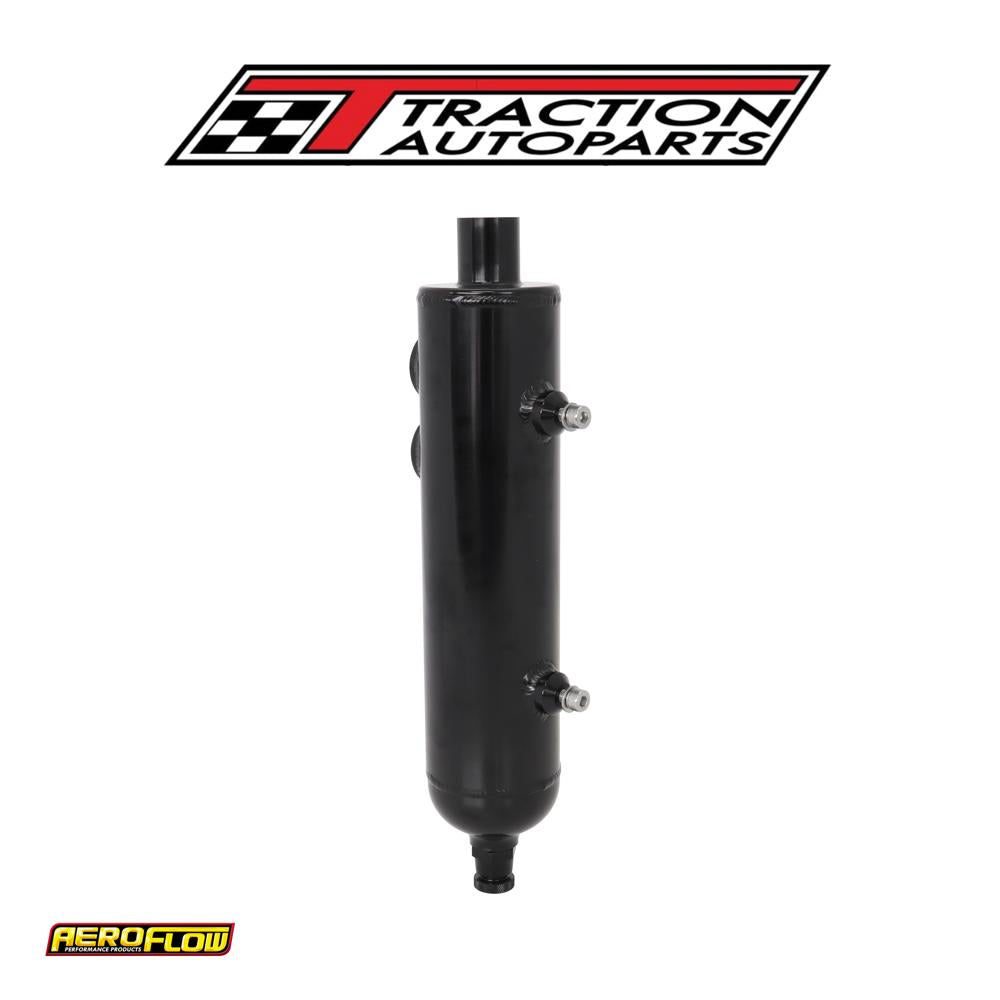 Universal Breather Tank F/male 2 X -12 orb 13" X 3" Black