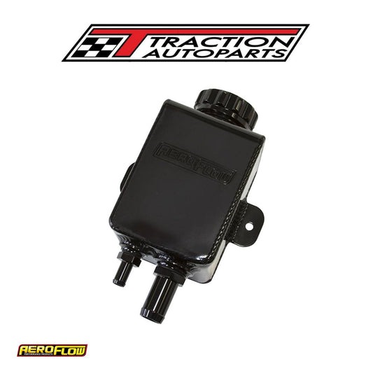 Fabricated P/steer Tank Square-10 & -6 orb Ports Black