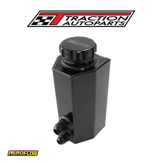Universal Power Steer Tank With Baffle -8 an & -10 an Black