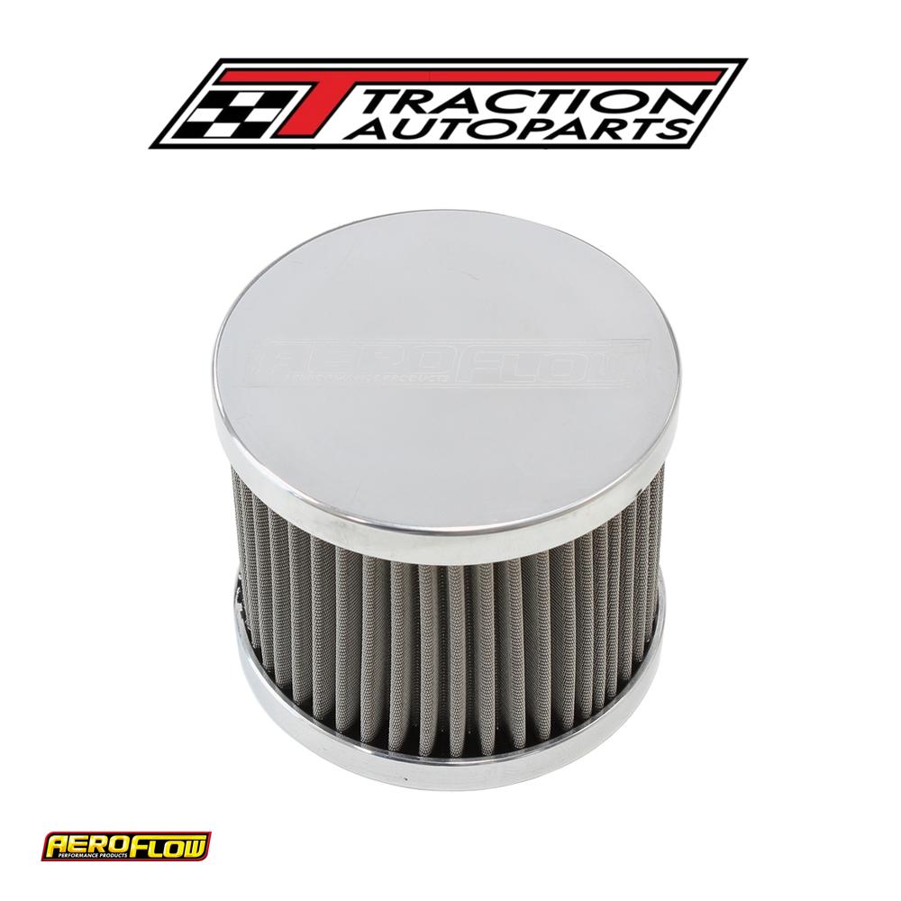 -8 an S/s Billet Breather With Female -8 an Re-usable